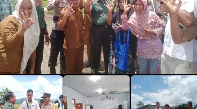 Kodim 1614/Dompu sinergi bersama dinas Pertanian dan Bulog pastikan penyerapan gabah.