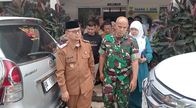 DANDIM 0304/AGAM DIWAKILI KASDIM HADIRI KEGIATAN MAKAN GIZI GRATIS (MBG) DI WILAYAH Kota BUKITTINGGI