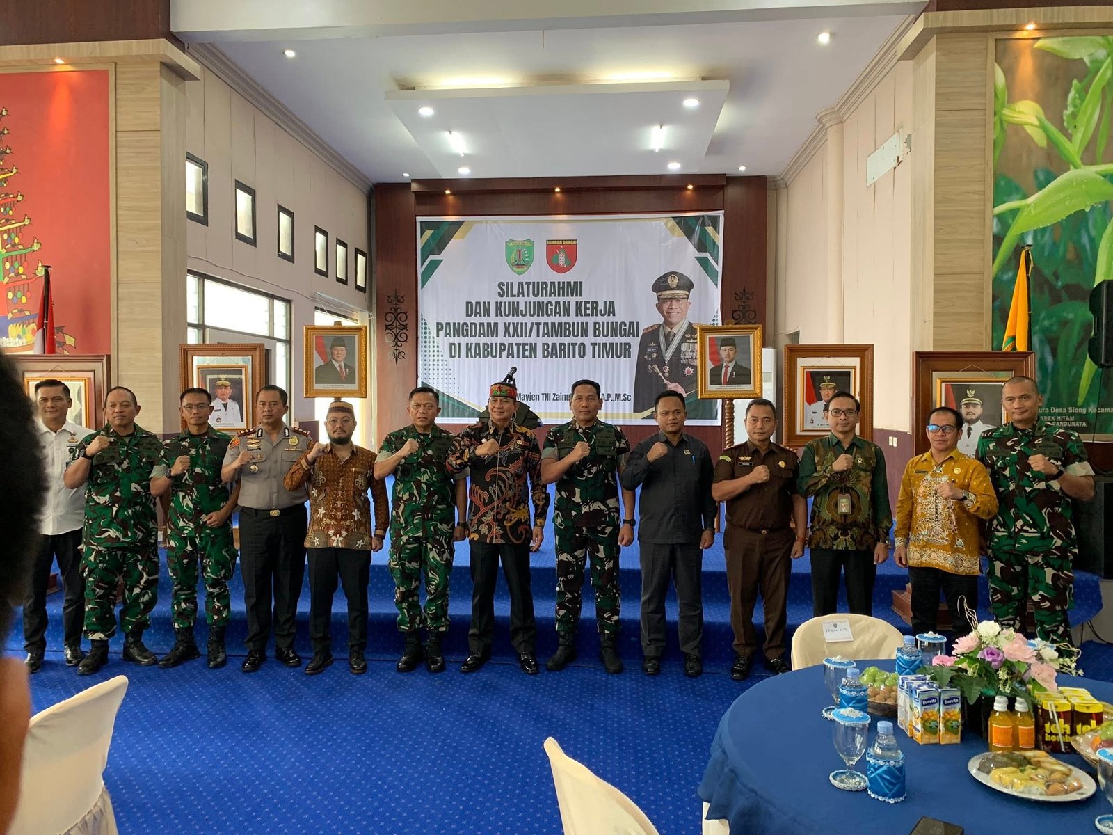 Pangdam XXII/TB Tinjau Progres Pembangunan Fasilitas Militer di Barito Timur