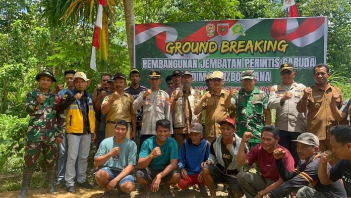Komandan Kodim 1417/Kendari, Letkol Arm Danny Arianto Pardamean Girsang, bersama jajaran Forum Koordinasi Pimpinan Daerah (Forkopimda).