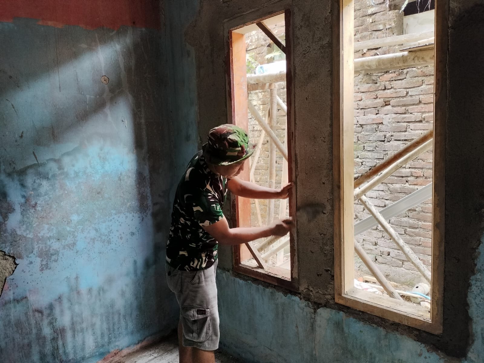 TNI Manunggal Membangun Desa wujudkan hunian layak bagi M. Syafi’i di Jayanti